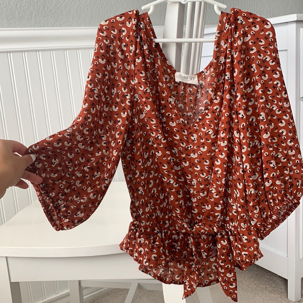 Sienna Sky (Size S) Floral Blouse